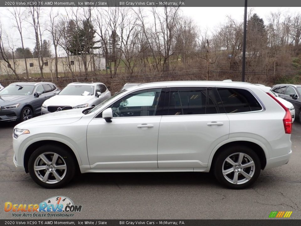 2020 Volvo XC90 T6 AWD Momentum Ice White / Slate Photo #7