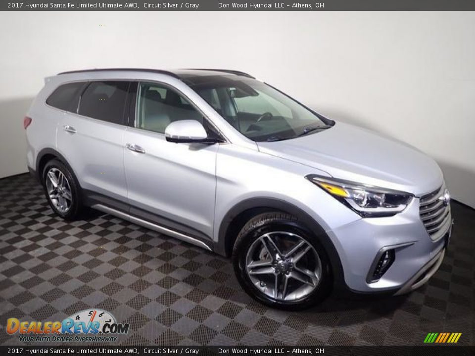 2017 Hyundai Santa Fe Limited Ultimate AWD Circuit Silver / Gray Photo #2