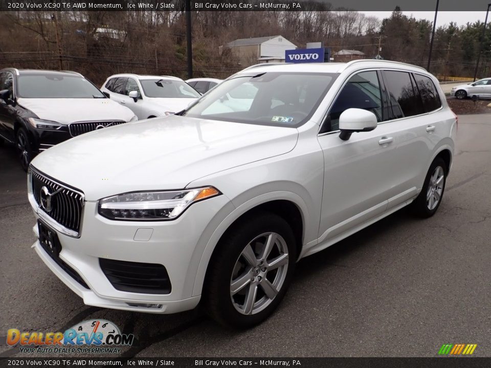 2020 Volvo XC90 T6 AWD Momentum Ice White / Slate Photo #8