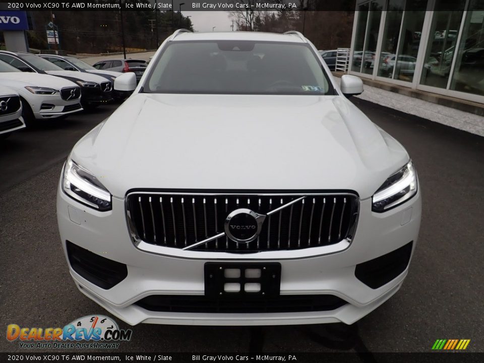 2020 Volvo XC90 T6 AWD Momentum Ice White / Slate Photo #9