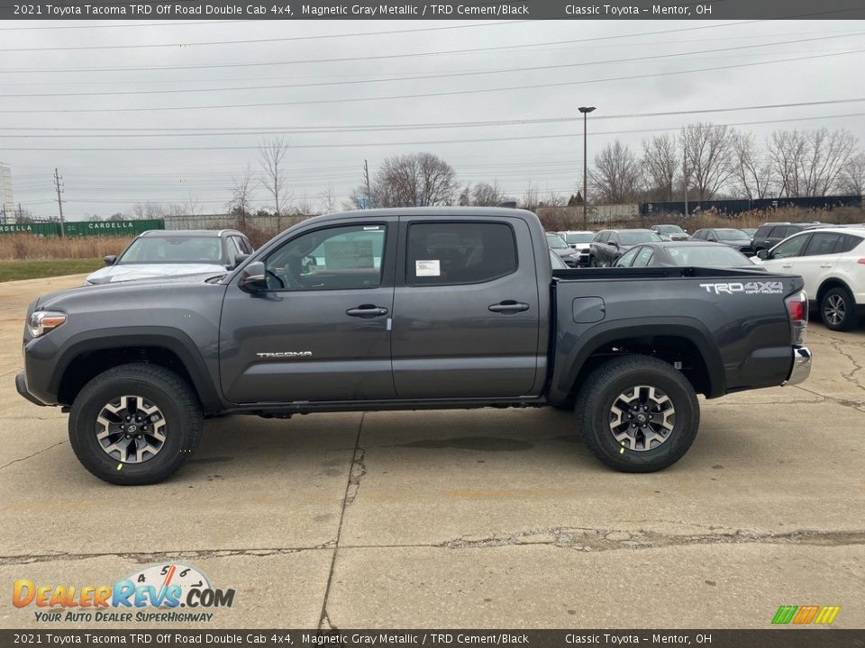 2021 Toyota Tacoma TRD Off Road Double Cab 4x4 Magnetic Gray Metallic / TRD Cement/Black Photo #1