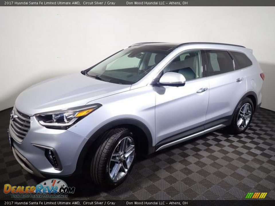 2017 Hyundai Santa Fe Limited Ultimate AWD Circuit Silver / Gray Photo #7