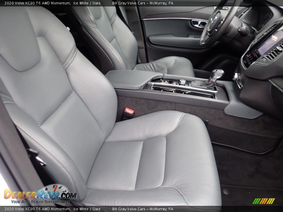 Front Seat of 2020 Volvo XC90 T6 AWD Momentum Photo #11
