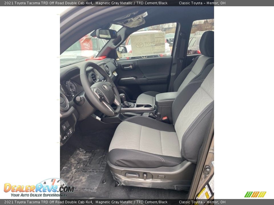 2021 Toyota Tacoma TRD Off Road Double Cab 4x4 Magnetic Gray Metallic / TRD Cement/Black Photo #2