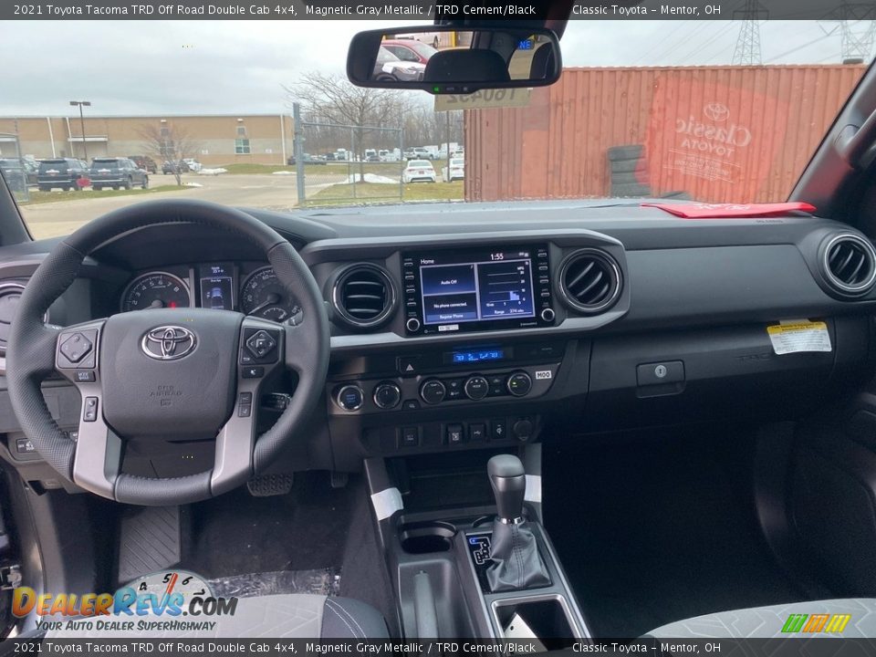 2021 Toyota Tacoma TRD Off Road Double Cab 4x4 Magnetic Gray Metallic / TRD Cement/Black Photo #4