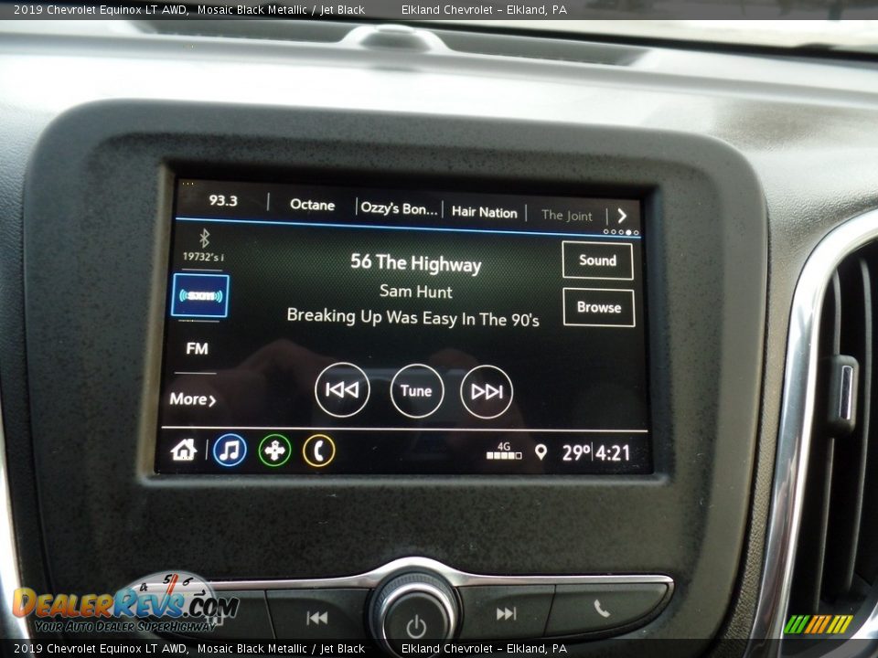 2019 Chevrolet Equinox LT AWD Mosaic Black Metallic / Jet Black Photo #24