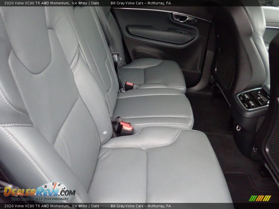 Rear Seat of 2020 Volvo XC90 T6 AWD Momentum Photo #14