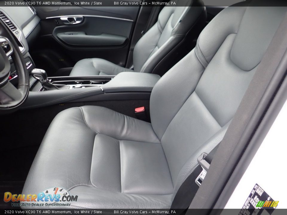Front Seat of 2020 Volvo XC90 T6 AWD Momentum Photo #16