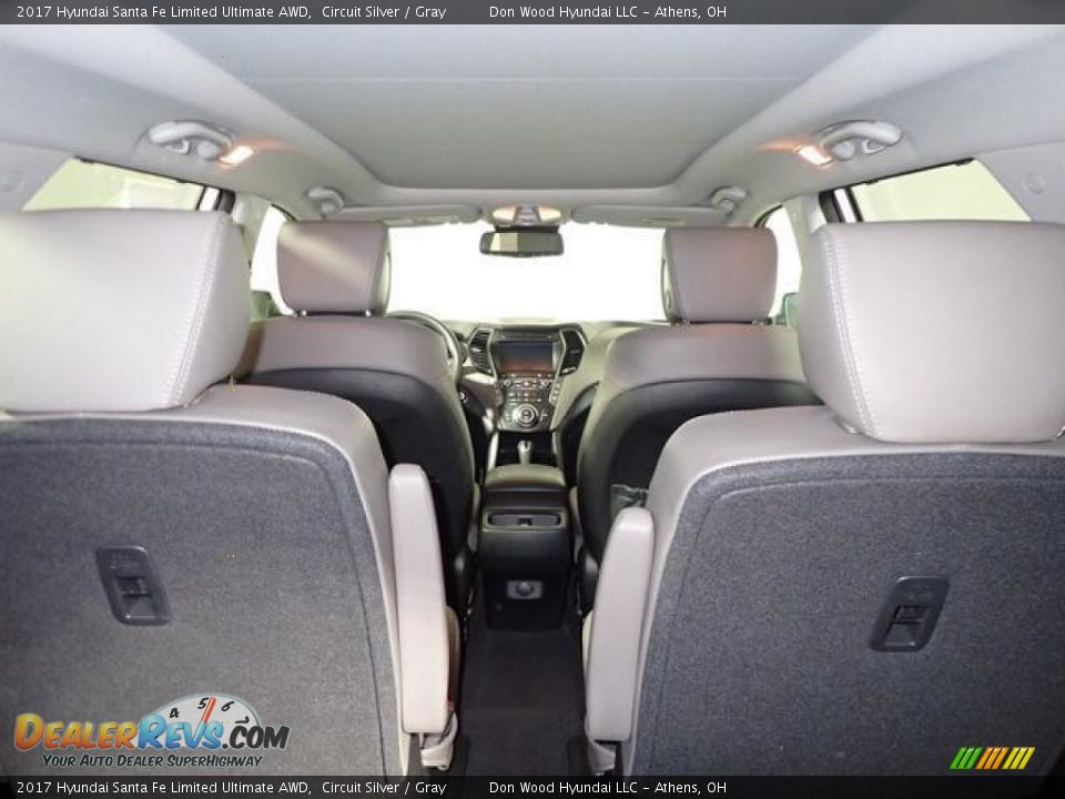 2017 Hyundai Santa Fe Limited Ultimate AWD Circuit Silver / Gray Photo #14