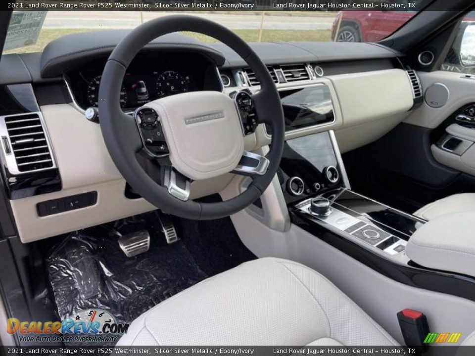 2021 Land Rover Range Rover P525 Westminster Silicon Silver Metallic / Ebony/Ivory Photo #17