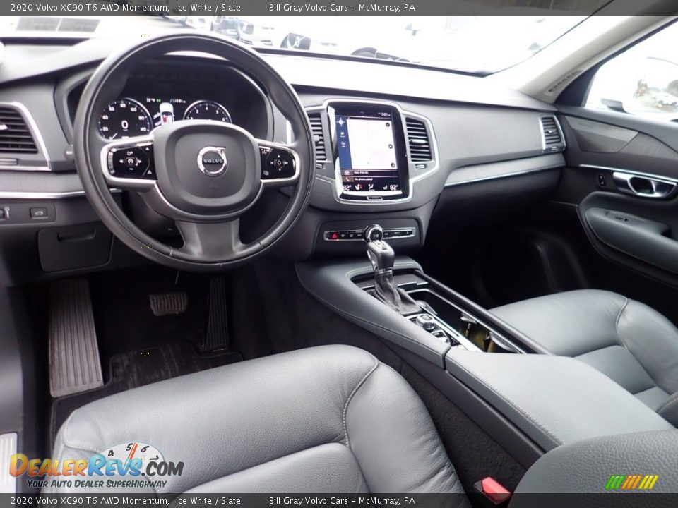 Slate Interior - 2020 Volvo XC90 T6 AWD Momentum Photo #18