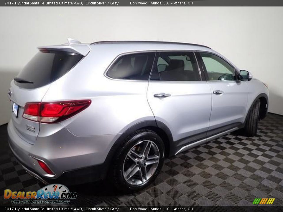 2017 Hyundai Santa Fe Limited Ultimate AWD Circuit Silver / Gray Photo #16