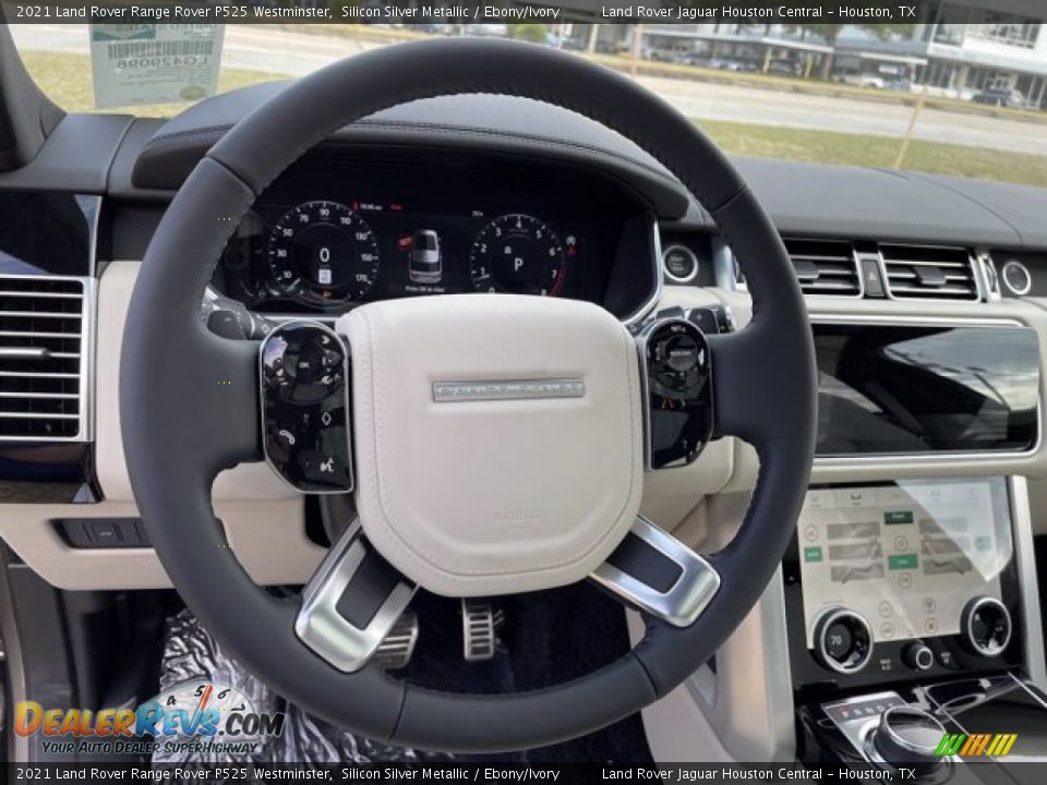 2021 Land Rover Range Rover P525 Westminster Silicon Silver Metallic / Ebony/Ivory Photo #20