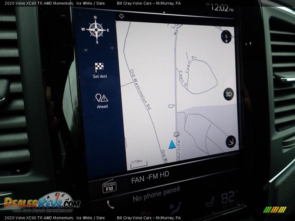 Navigation of 2020 Volvo XC90 T6 AWD Momentum Photo #21
