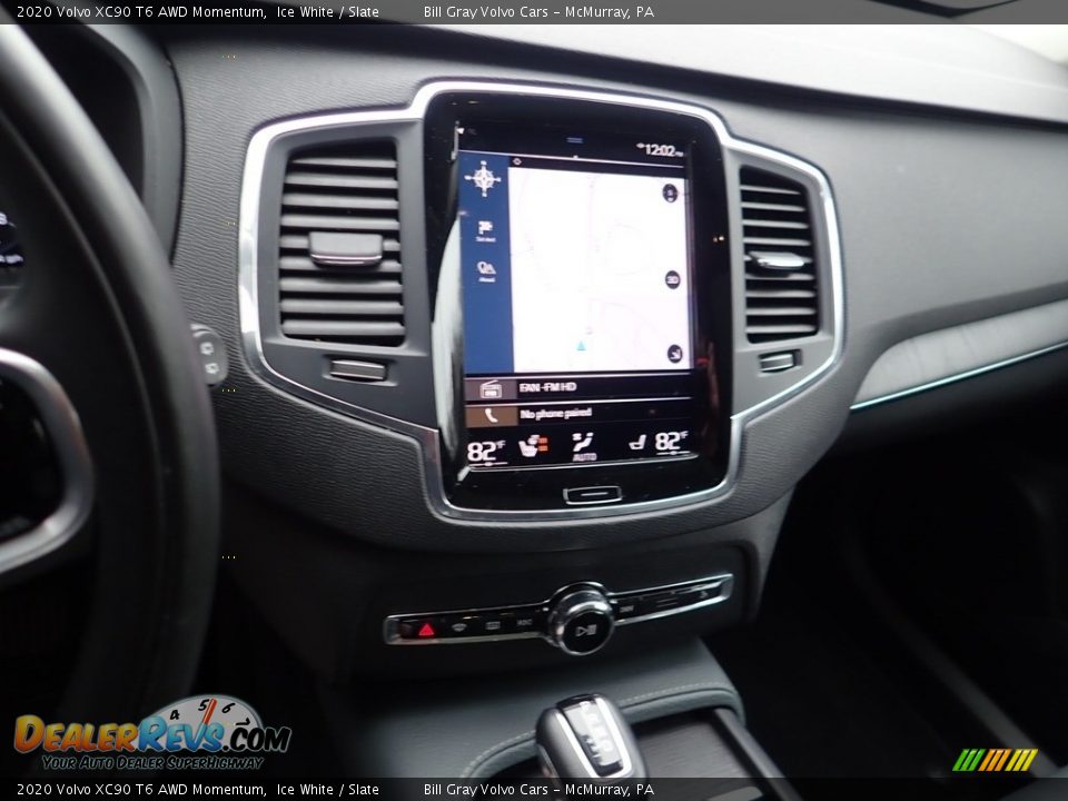 Controls of 2020 Volvo XC90 T6 AWD Momentum Photo #22