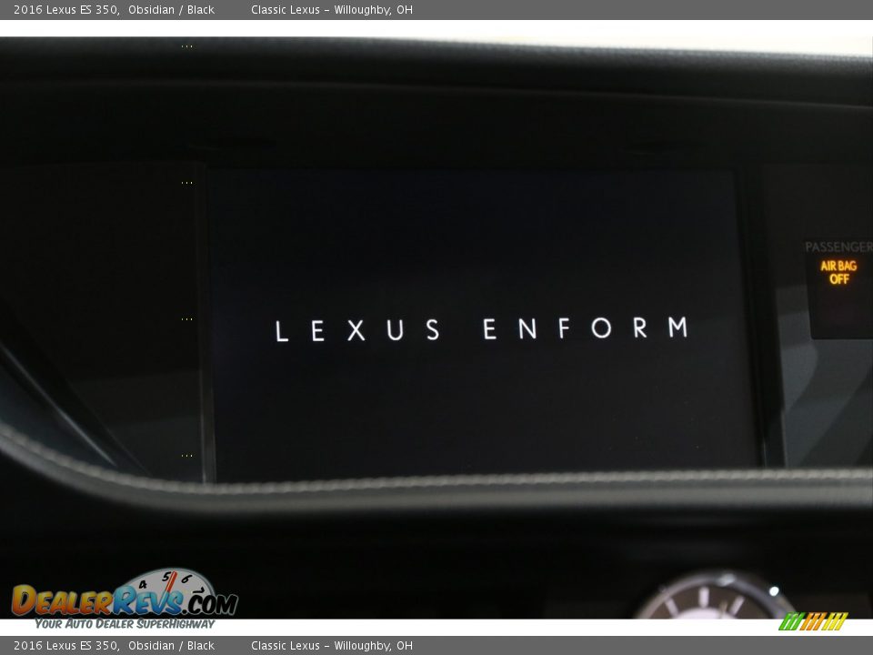 2016 Lexus ES 350 Obsidian / Black Photo #11