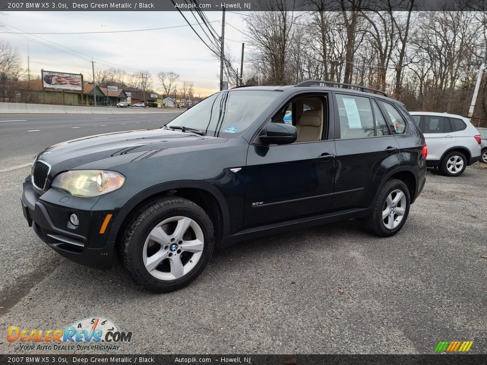 2007 BMW X5 3.0si Deep Green Metallic / Black Photo #8