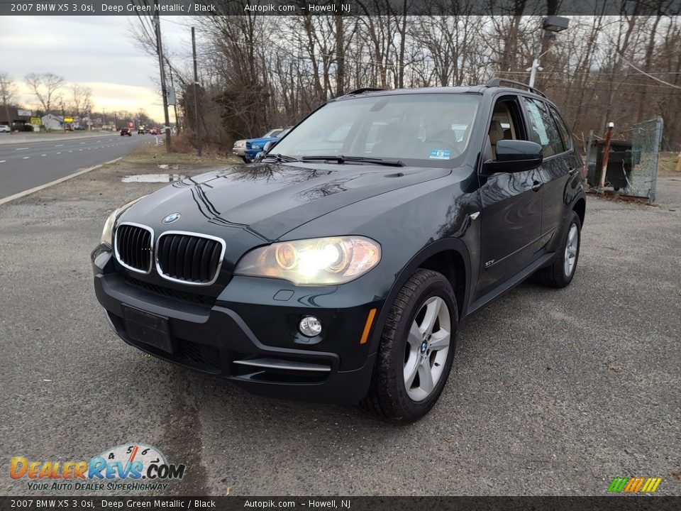 2007 BMW X5 3.0si Deep Green Metallic / Black Photo #9