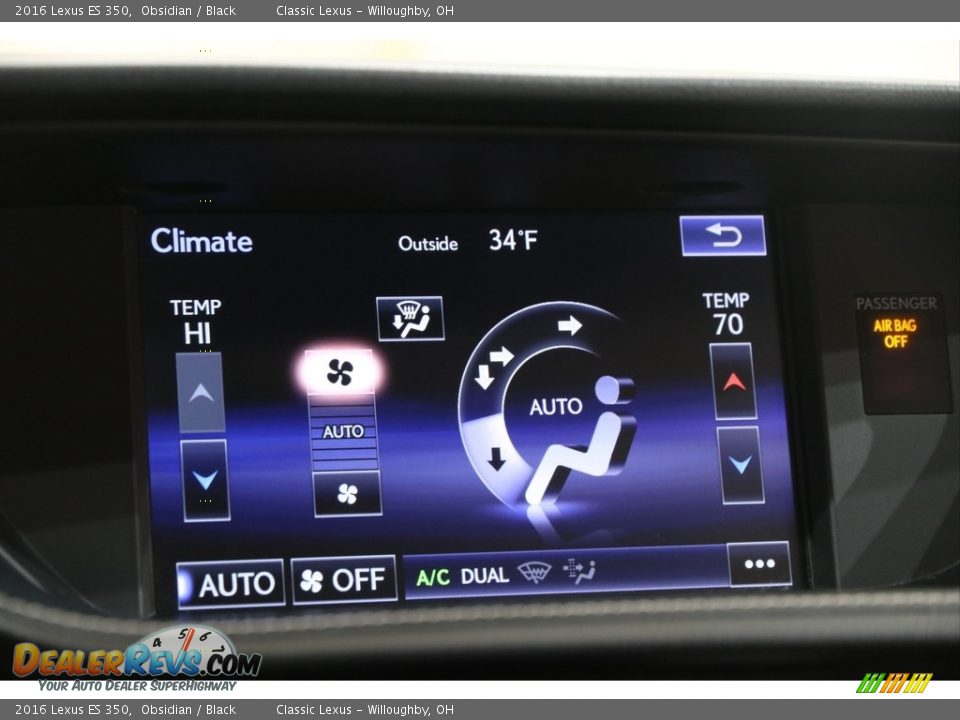 Controls of 2016 Lexus ES 350 Photo #15