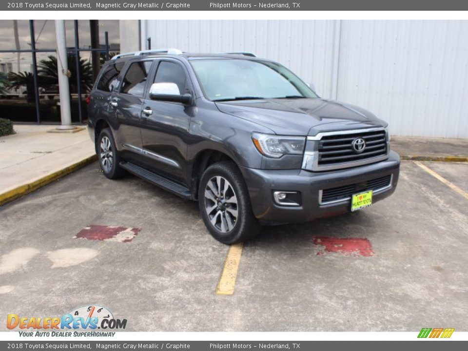 2018 Toyota Sequoia Limited Magnetic Gray Metallic / Graphite Photo #2