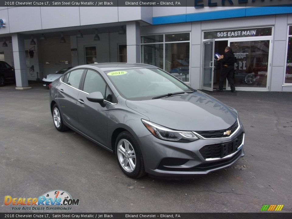 2018 Chevrolet Cruze LT Satin Steel Gray Metallic / Jet Black Photo #1