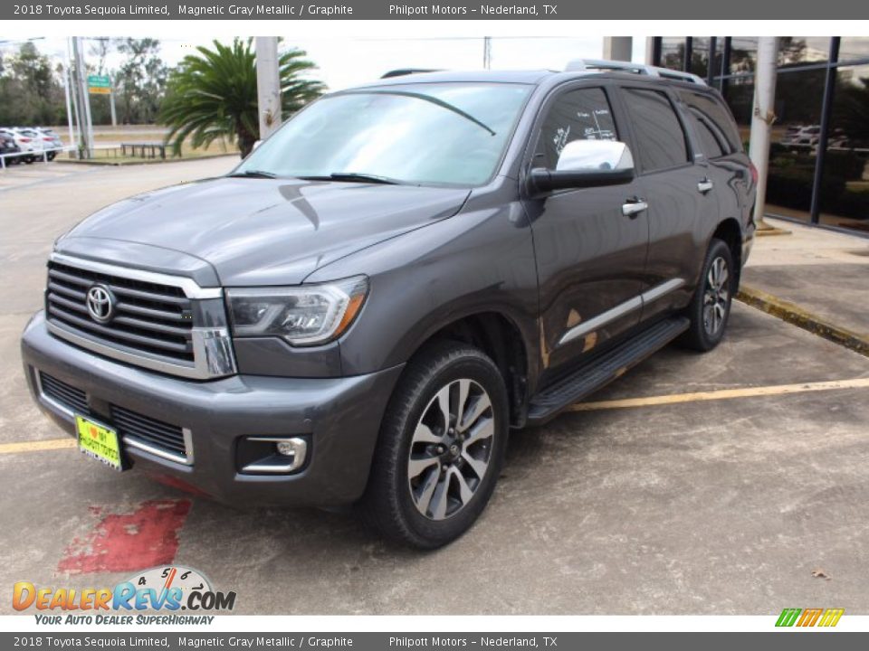 2018 Toyota Sequoia Limited Magnetic Gray Metallic / Graphite Photo #4