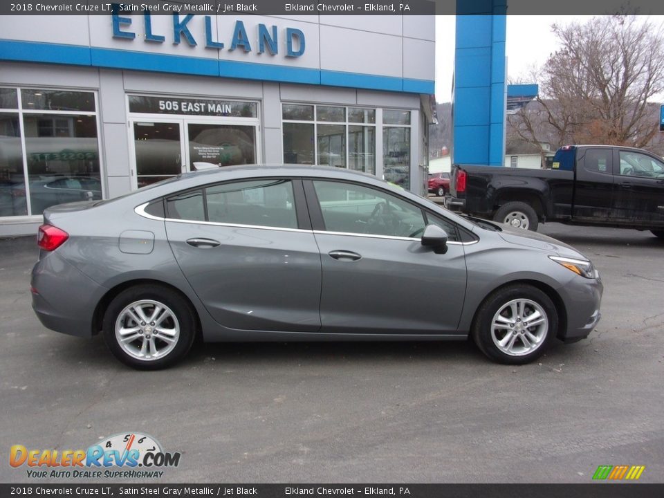 2018 Chevrolet Cruze LT Satin Steel Gray Metallic / Jet Black Photo #2