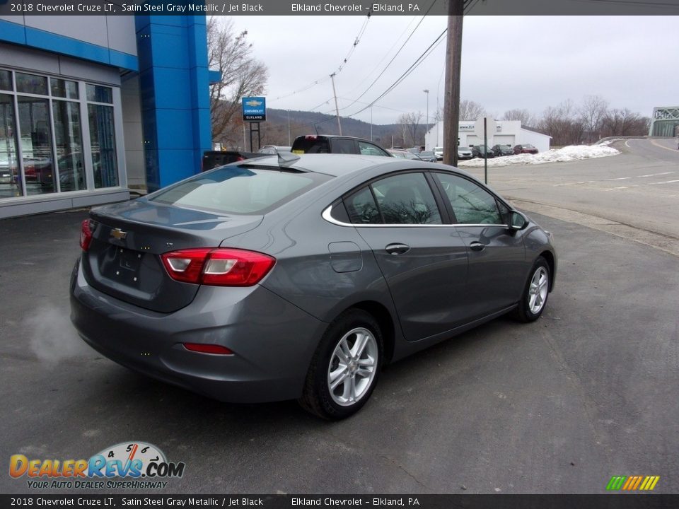 2018 Chevrolet Cruze LT Satin Steel Gray Metallic / Jet Black Photo #3