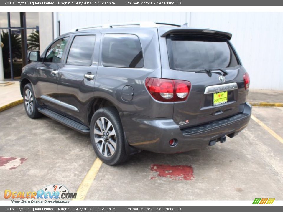 2018 Toyota Sequoia Limited Magnetic Gray Metallic / Graphite Photo #6