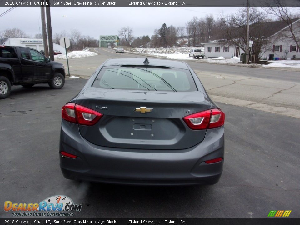 2018 Chevrolet Cruze LT Satin Steel Gray Metallic / Jet Black Photo #4