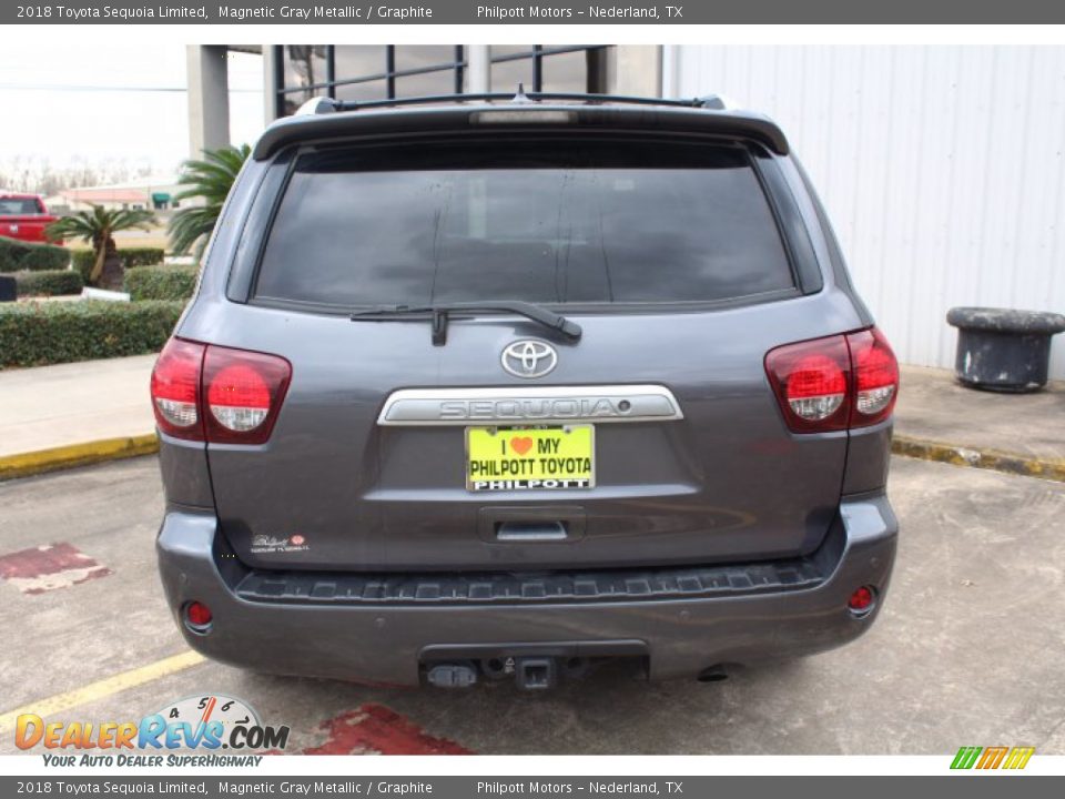 2018 Toyota Sequoia Limited Magnetic Gray Metallic / Graphite Photo #7