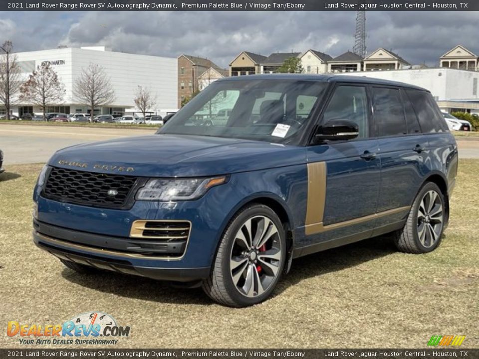 2021 Land Rover Range Rover SV Autobiography Dynamic Premium Palette Blue / Vintage Tan/Ebony Photo #2