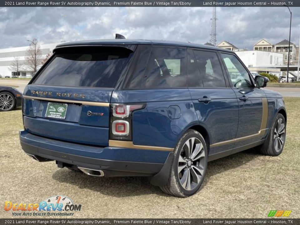 2021 Land Rover Range Rover SV Autobiography Dynamic Premium Palette Blue / Vintage Tan/Ebony Photo #3