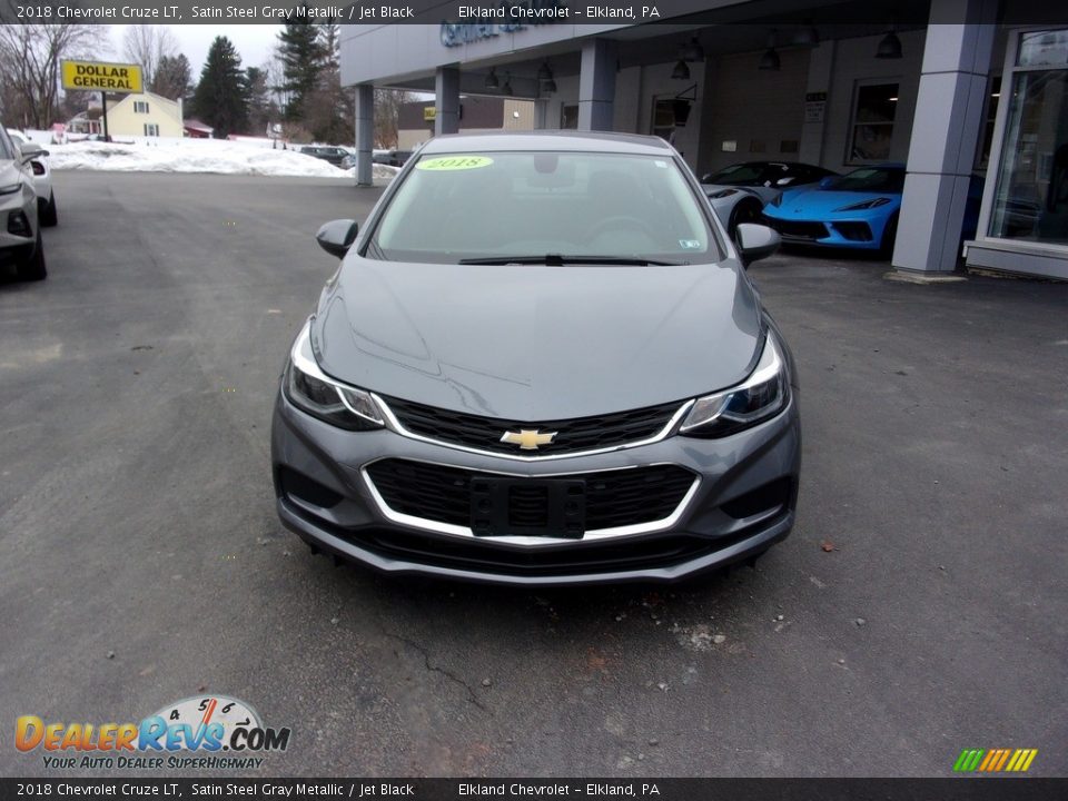 2018 Chevrolet Cruze LT Satin Steel Gray Metallic / Jet Black Photo #8