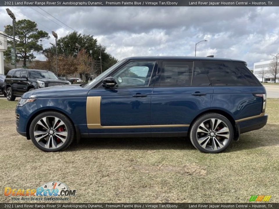 2021 Land Rover Range Rover SV Autobiography Dynamic Premium Palette Blue / Vintage Tan/Ebony Photo #7