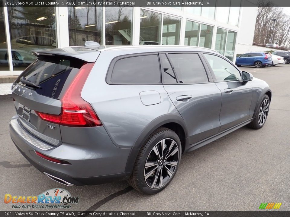 2021 Volvo V60 Cross Country T5 AWD Osmium Gray Metallic / Charcoal Photo #2