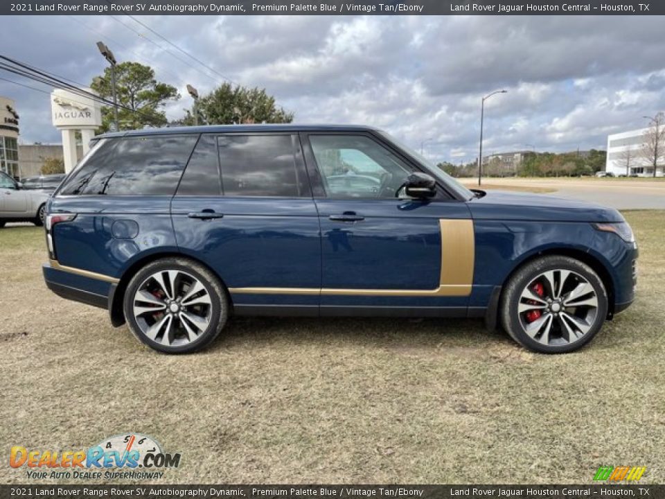 2021 Land Rover Range Rover SV Autobiography Dynamic Premium Palette Blue / Vintage Tan/Ebony Photo #8