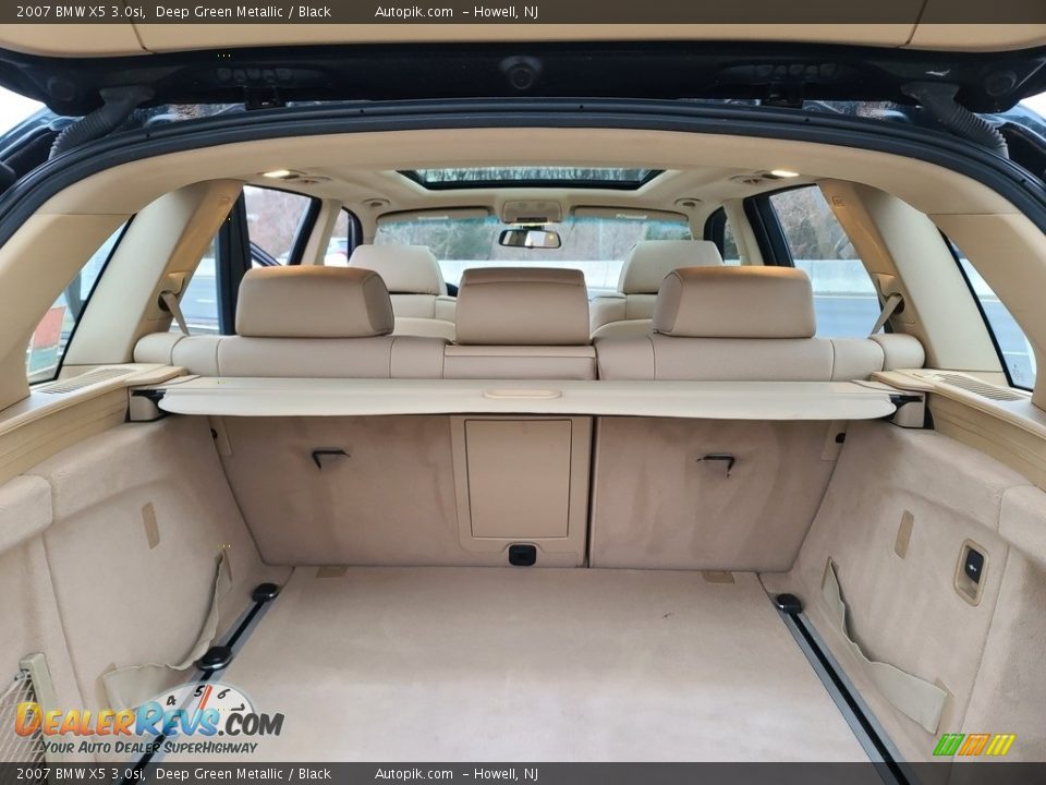 2007 BMW X5 3.0si Deep Green Metallic / Black Photo #21
