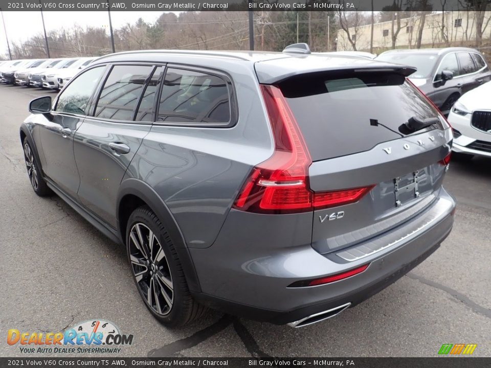 2021 Volvo V60 Cross Country T5 AWD Osmium Gray Metallic / Charcoal Photo #4