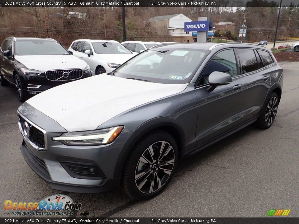 2021 Volvo V60 Cross Country T5 AWD Osmium Gray Metallic / Charcoal Photo #5