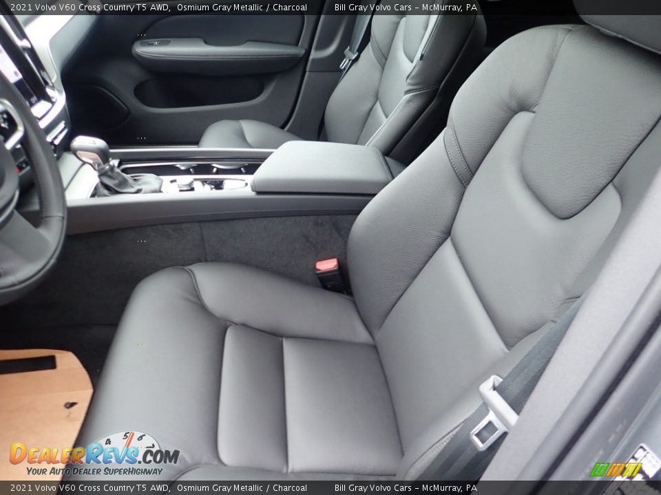 Front Seat of 2021 Volvo V60 Cross Country T5 AWD Photo #7