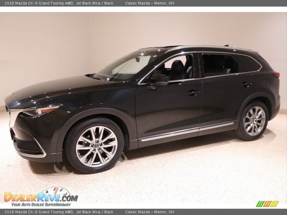 2018 Mazda CX-9 Grand Touring AWD Jet Black Mica / Black Photo #3