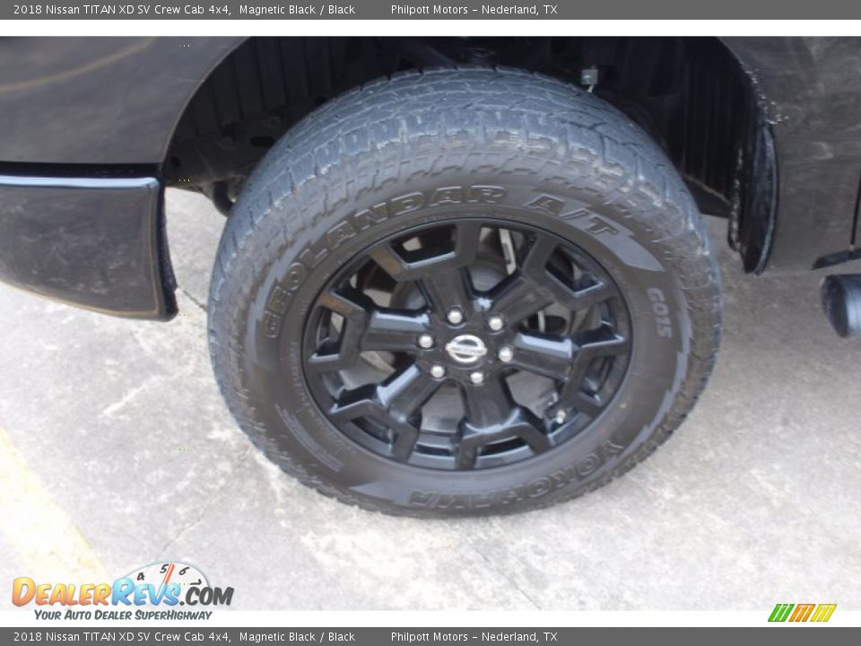 2018 Nissan TITAN XD SV Crew Cab 4x4 Magnetic Black / Black Photo #5