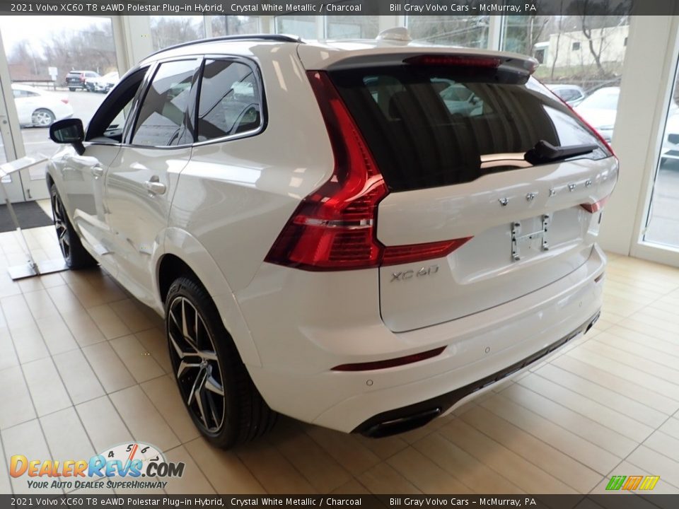 2021 Volvo XC60 T8 eAWD Polestar Plug-in Hybrid Crystal White Metallic / Charcoal Photo #4