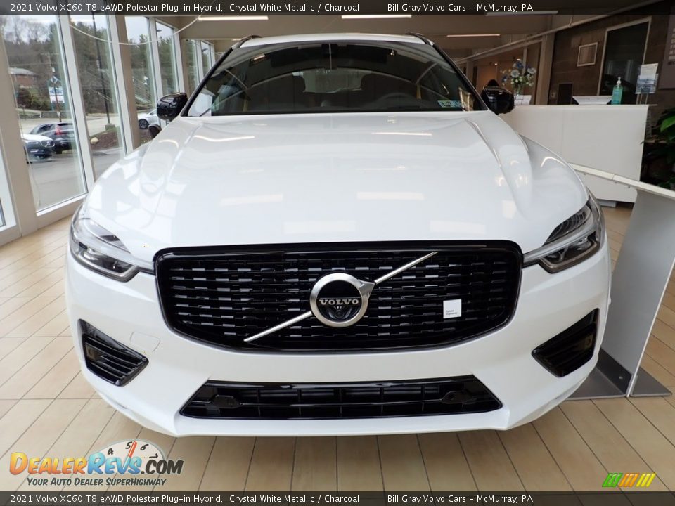 Crystal White Metallic 2021 Volvo XC60 T8 eAWD Polestar Plug-in Hybrid Photo #6
