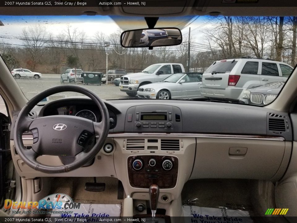 2007 Hyundai Sonata GLS Steel Gray / Beige Photo #10