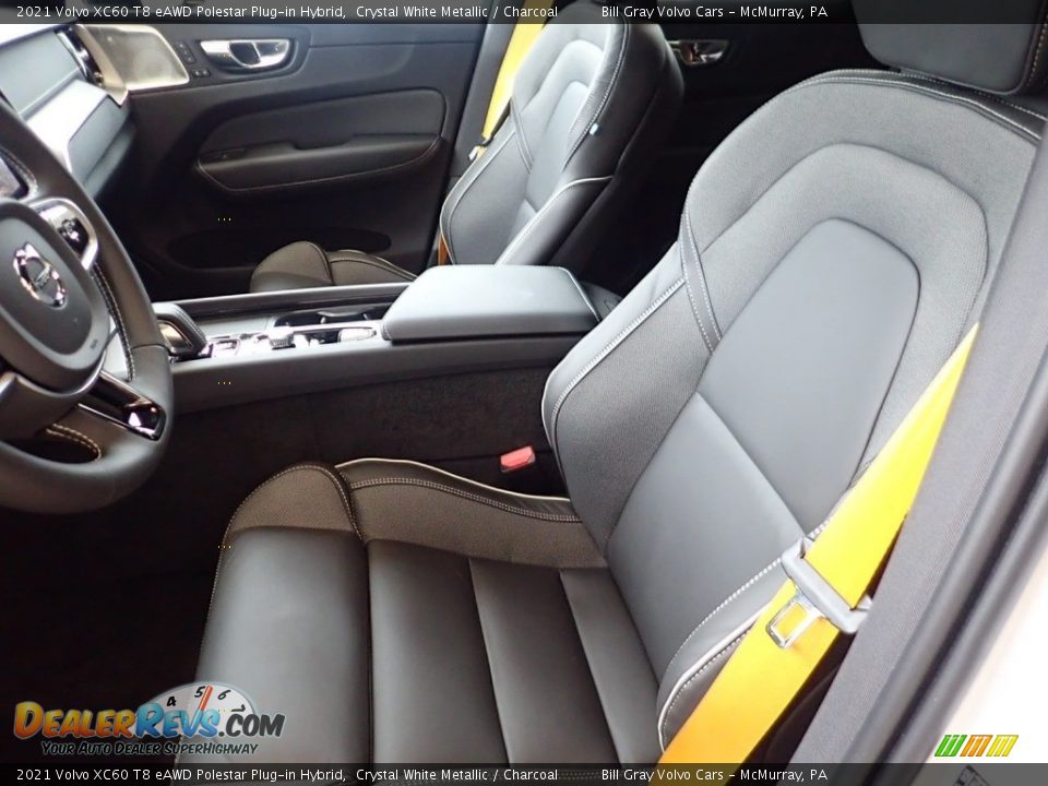 Front Seat of 2021 Volvo XC60 T8 eAWD Polestar Plug-in Hybrid Photo #7