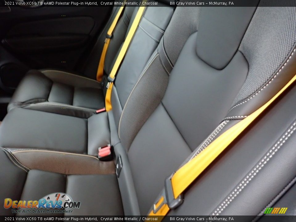 Rear Seat of 2021 Volvo XC60 T8 eAWD Polestar Plug-in Hybrid Photo #8