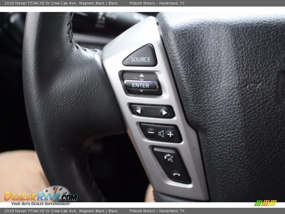 2018 Nissan TITAN XD SV Crew Cab 4x4 Magnetic Black / Black Photo #11