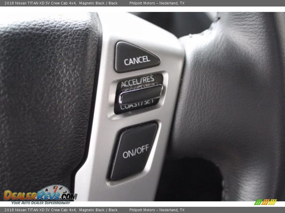 2018 Nissan TITAN XD SV Crew Cab 4x4 Magnetic Black / Black Photo #12